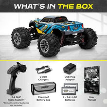 UNO1RC Remote Control Car, Hobby Grade RC Car 1:20 Scale Brushed Motor with Two Batteries, 4x4 Off-Road Waterproof RC Truck, Fast RC Cars for Adults, RC Cars, Remote Control Truck, Gifts for Kids