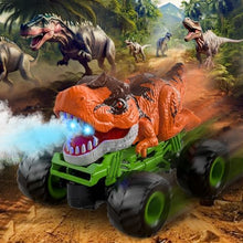 UNO1RC Control Dinosaur Car for Boys Kids, 2.4Ghz RC Dinosaur Truck Toys for Toddlers, Electric Hobby RC Car Toys with Light & Sound Spray Birthday for 3 4 5 6 7 8 Year olds Kids Boys