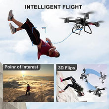 UNO1RC 4DV14 Drone with Camera for Adults 1080P,FPV HD Live Video RC Quadcopter for Kids Beginners Toys,Altitude Hold,Gravity Sensor,Trajectory Flight,3D Flip,Gesture Control, Voice Control,2 Batterys