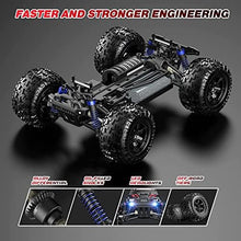 UNO1RC Rc Remote Control Cars Trucks, 1/16 Scale Hobby 4x4 Offroad Cars for Adults[Red][30+ MPH][Double Batteries+Charger][2.4 Ghz Controller],Monster Rc Cars Toys for Adult,Kid Boy Age 8-12 7-10