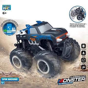 UNO1RC 1:16 Pick-up Toys RC Car Truck Toys Remote Control Cars Body Waterproofing Suitable for All Terrain 4WD Off-Road Car Gifts Presents for Boys/Girls Ages 6+