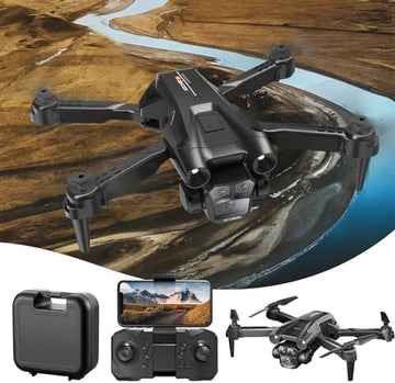 UNO1RC Drone with Camera, FPV Drone With 1080P Camera 2.4G WIFI FPV RC Quadcopter With with Carrying Case, Headless Mode, Follow Me, Altitude Hold, Toys Gifts For Kids Adults