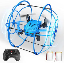 UNO1RC HQ053 Remote Control Mini Drone for Kids - Remote Control Spherical Rolling Quadcopter 360 Degree Flip Christmas Birthday Gift Indoor Outdoor Toys for Boys Age 4 5 6 7 8-12 RC Drone Beginner