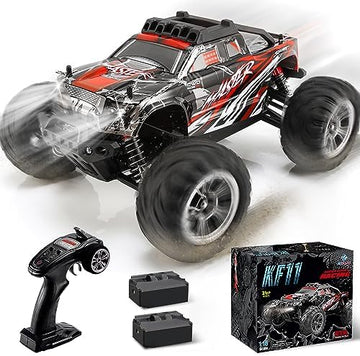 UNO1RC Remote Control Car Boy 8-12 Fast RC Cars for Boys 1/16 42KM/H High-Speed 4WD RC Car with Two Batteries Off-Road Waterproof Truck Kids Adults Hobby Toy Cars for All Terrain Gift Kids