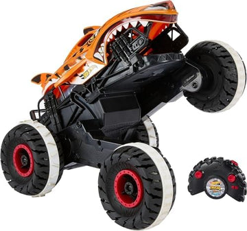 UNO1RC Wheels Rc Monster Trucks Unstoppable Tiger Shark in 1:15 Scale, Remote-Control Toy Truck with Terrain Action Tires