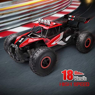 UNO1RC Remote Control Car Toy for Boys Girls, 2.4 GHz RC Drift Race Car, 1:16 Scale Fast Speedy Crawler Truck, 2 Batteries for 50 Mins Play, Toy Gift for Boys Girls