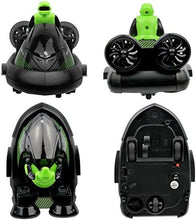 UNO1RC N' Play Set of 2 Remote Control Bumper Cars, Stunt RC Battle Cars with Drivers, Toy Game for Boys & Girls Ages 6+, Black Red