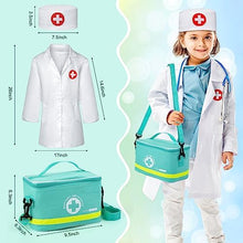 UNO1RC Doctor Kit for Kids, 34 Pcs Pretend Playset for Toddlers, Doctor kit for Toddlers 3-5, with Medical Bag, Stethoscope and Other Accessories, for Boys and Girls Fun Role Playing Game