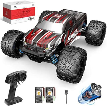 UNO1RC 9300 Remote Control Car High Speed RC Cars for Kids Adults 1:18 Scale 40 KM/H 4WD Off Road Monster Trucks,2.4GHz All Terrain Toy Trucks with 2 Rechargeable Battery