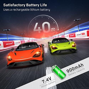 UNO1RC Remote Control Car, McLaren Rc Cars Officially Licensed 1/12 Scale 7.4V 900mAh Toy Car with 12km/h Fast Model Car Headlight for Adults Kids Boys Age 6-12 Year Birthday Ideas Gift Orange