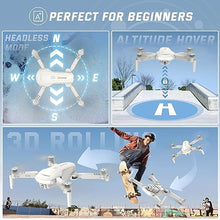 UNO1RC S450 Drone with Camera for Adults, 1080P HD FPV Drones for Kids with One Key Take Off/Land, Altitude Hold, Mini Foldable Drone with 2 Batteries, RC Quadcopter Toys Gifts for Beginners