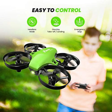 UNO1RC Upgraded A20 Mini Drone Easy to Fly Even to Kids and Beginners, RC Helicopter Quadcopter with Auto Hovering, Headless Mode, 3 Batteries and Remote Control, Gift Choice for Boys and Girls