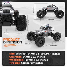 UNO1RC TC141 1:14 Scale Remote Control Car, All Terrains Electric Toy Off Road Waterproof RC Truck, Remote Control Monster Truck for Kids Boys with 2.4 GHz Remote Control and Rechargeable Battery