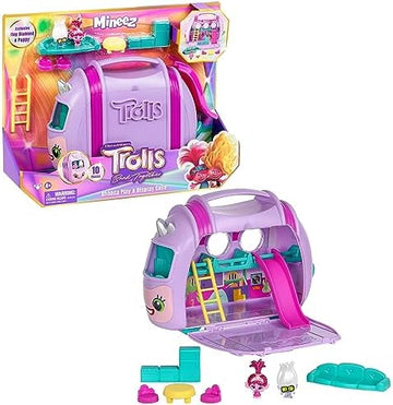 UNO1RC Trolls Band Together Mineez 10 pc Rhonda Play & Display Case | Amazon Exclusive