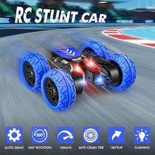 UNO1RC Stunt Cars, Remote Control Car 2.4Ghz Stunt Car with Double Sided 360-degree Flips Rotating Car Toy, Rechargeable 4WD Off Road RC Car Toys for Kids 3 4 5 6 7 8-12 Year Old Boys Girls Birthday Gifts