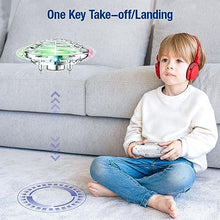 UNO1RC for Kids, JoyKey RC Mini Drone for Beginners with LED Light, RC Quadcopter Indoor with Speed Mode, Altitude Hold, 3D Flip, Auto Rotation, One Key Start/Land, Easy Drone Toy for Boys and Girls