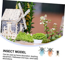 UNO1RC 2 Sets cicada Model Toy Christmas Decor Kids playset Wild Animals Toy for Kids Wildlife Kids Decor bee Toy kidcraft playset Plastic abs Bagging Machine Halloween Child