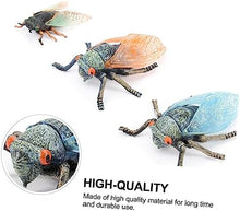 UNO1RC 2 Sets cicada Model Toy Christmas Decor Kids playset Wild Animals Toy for Kids Wildlife Kids Decor bee Toy kidcraft playset Plastic abs Bagging Machine Halloween Child