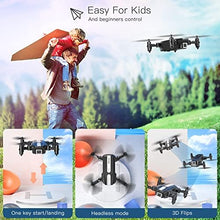 UNO1RC T25 Mini Drone with Camera - 1080P HD RC Drones for Kids 8-12 Fpv Adults Beginners, With One Key Take Off/Landing, Gravity Sensor, Gesture Control, 3D Flip, Voice Control