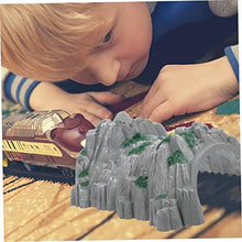 UNO1RC 2pcs Artificial Rock Cave Kids Wooden Toys Wood Toys Wooden Trains O Gauge Mountain Tunnel Train Tunnel for Kids N Scale Tunnel Plastic Railway Tunnel Toy Pretend Tunnel Toy Track
