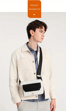 New Casual Men's Satchel Fashionable Boys Handsome One-shoulder Messenger Bag Multi-functional Use Of Waist Bag Horizontal Locomotive Camera Ipad 10inch Shoulder Bag