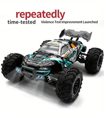 Q117 Full Size Brushless Motor High Speed Vehicle RC 4WD All Terrain 1:16 Off Road Car Racing Model Professional Racing Metal Front And Rear Arms Code Metal Intermediate Transmission Shaft 70KM/H