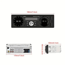 Single 1 Din Car Player Remote Control Digital BT 5.1 Audio Music Stereo With USB With SD With AUX-IN