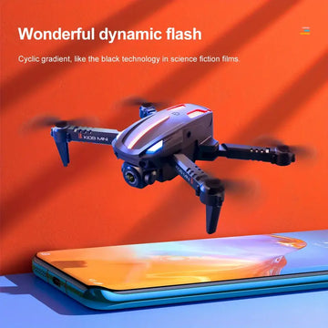 2023 New Mini Drone Lighting Fixed Height Remote Control Aircraft HD Aerial Quadcopter Mini Toy Dual Camera