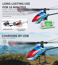 Four Channel Single Blade Aileron Free Remote-controlled Helicopter For Children's Toys, Fixed Height Optical Flow Positioning, Aircraft Model Drone