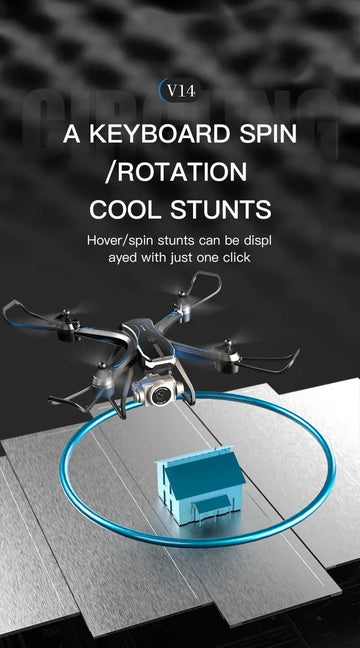 4DRC V14 Drone  HD Aerial Photography, Wifi Real-time Image Transmission, Remote Control Quadcopter With Rechargeable Battery, Helicopter Toys For Beginners And Adults