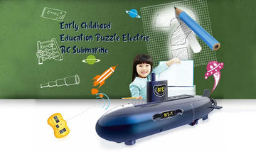 Funny RC Mini Submarine 6 Channels Remote Control Under Water Ship RC Boat Model Kids Educational Stem Toy Gift For Children