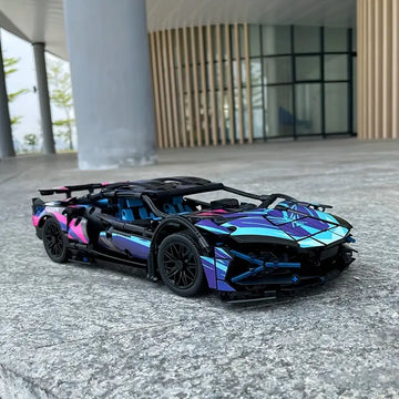 New Model Building Block Toy Car, Science And Education Toy Building Blocks, Kids Gifts Toy, Sports Car, Fashionable Toy, Fun Toy, Game Car