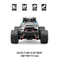 RC Car 1:18 Remote Control Car 4WD Waterproof Drift Off-Road Cars With 2 Rechargeable Batteries, New Upgraded Brush Motor, Christmas Birthday Gift For Boys And Girls