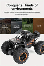 Remote Control Car With Camera WiFi HD Camera, 2.4Ghz 1/18 Scale Off-Road Remote Control Truck Monster Trucks For Boys 8-12 Birthday Gift For Kids