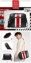 Fashionable Man Shoulder Bag Casual Messenger Bag Soft Silicone Leather Camera Large-capacity Fashionable Man 10inch Tablet Computer Ipad Bag
