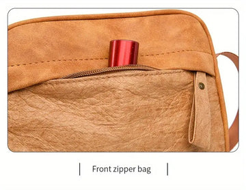 [WEIXIER] Men's Casual Simple Large Capacity Messenger Bag, Trendy Shoulder Bag