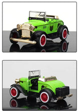 Simulation 1:32 Vintage Ford Vintage Car Model Children's Toy Car Swing Part Huili Car Model Boy Toy