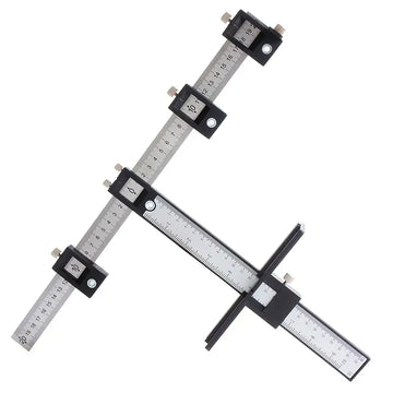 New Punch Locator Drill Guide Kit, Assistant Installation Tool For Woodworking
