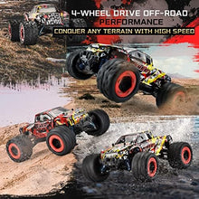 UNO1RC 1:18 Scale 40+km/h High Speed Remote Control Car, 4x4 Waterproof Off Road RC Cars, Fast 2.4GHz All Terrain Toy Trucks Gifts for Boys and Adults, 2 Batteries for 40mins Fun