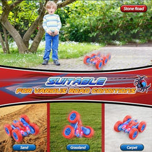 UNO1RC GO! RC Cars Toys for Boys Spider Remote Control Stunt Car Outdoor Toy for 3 4 5 6 7 8 9 10 Year Old Boy Girl 360°Flip 4WD Rechargeable Car Birthday Gift for Boys Kids Age 4-6