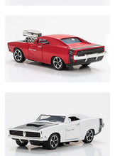 Simulation 1: 32 Alloy Dodge Sports Car Model Children's Toy Car Accessories Return Car Openable Die Casting Model