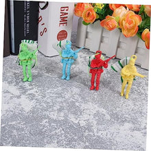 UNO1RC 20 Pcs Kids Mini Toys Flying Toys Kids Playset Plastic Parachute Cool Parachute Soldier Fun Parachute Party Favors Parachute Toy Solider Parachute Toy Children Parachute Toy Flight