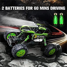 UNO1RC 1:12 Large RC Cars for Boys with Upgraded Lifting Function, 2.4GHz 4WD Remote Control Car Toy Gifts 20km/h Monster Truck for Kids, All Terrain RC Truck for 60Min Play(Green)