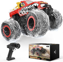 UNO1RC 1:16 Amphibious RC Monster Trucks IPX7 Waterproof Remote Control Car 4WD Dual Motors All Terrain Off Road 2.4Ghz RC Cars Boat Toys Gifts for Boys Girls Kids Adults