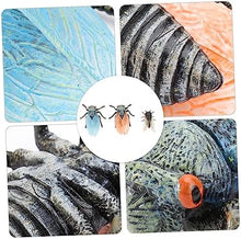 UNO1RC 2 Sets cicada Model Toy Christmas Decor Kids playset Wild Animals Toy for Kids Wildlife Kids Decor bee Toy kidcraft playset Plastic abs Bagging Machine Halloween Child