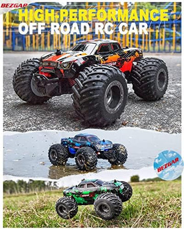 UNO1RC TM201 RC Cars - 1:20 Scale Remote Control Car,2WD Top Speed 15 Km/h Electric Toy Off Road 2.4GHz RC Car Vehicle Truck Crawler with Two Rechargeable Batteries for Boys Kids and Adults