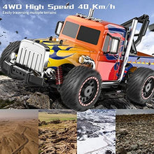 UNO1RC Hobby Grade 1:16 Scale Remote Control Car,4WD High Speed 40 Km/h All Terrains Electric Toy Off Road RC Monster Vehicle Truck Crawler with Extra Shell Rechargeable Battery for Boys Kids and Adults