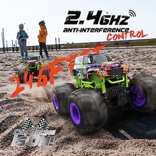 UNO1RC All Terrain Remote Control Monster Truck Toy,1:16 Scale RC Car for Boys,2.4Ghz High Speed Electric Vehicle,Big Foot RC Truck Gift, RTR Crawler for Kids