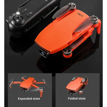 4K HD Camera Drone, Remote Control Guide, APP Control Interface Description, Full Size Display, All-Round Accessories Package