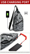 Stay Protected & Charged On-the-Go: Waterproof Crossbody Chest Bag With USB Charging & Earphone Hole
